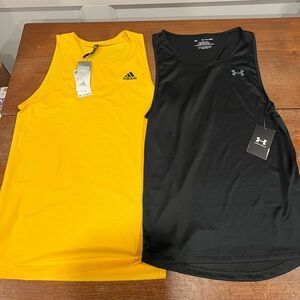NWT! BUNDLE! Men’s Under Armour & adidas tank tops!